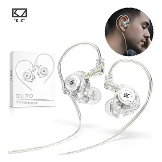 Fone De Ouvido In-ear Kz Edx Pro Retorno de Palco DJ Músico S/Microf