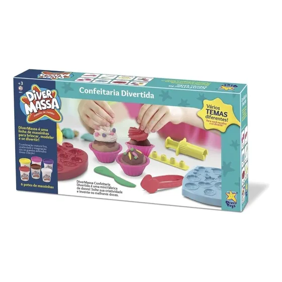 Set De Masas Diver Toys Haciendo Dulces Accesorios Infantil
