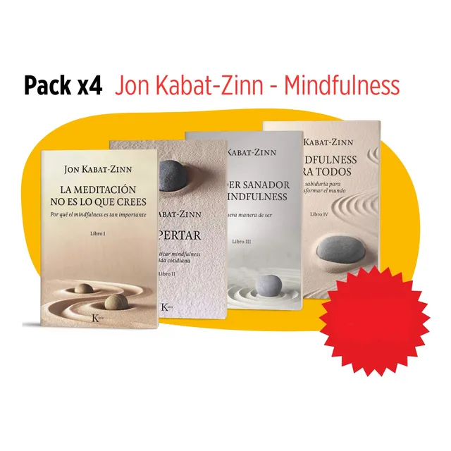 Pack 4 Libros De Jon Kabat-zinn Mindfulness