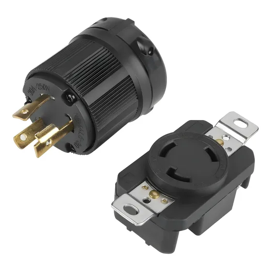 Clavija Y Contacto Tipo Nema 120/240v Uso Rudo L6-30p 30amp