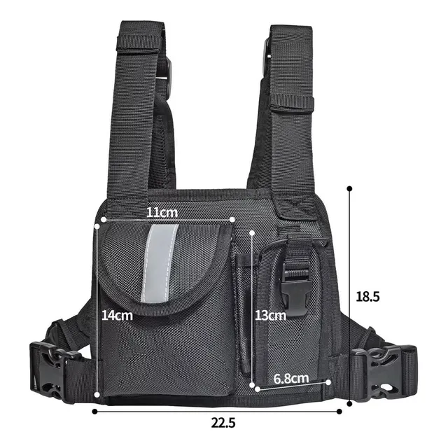 Pechera Para Motorizado O Operador De Radios Baofeng