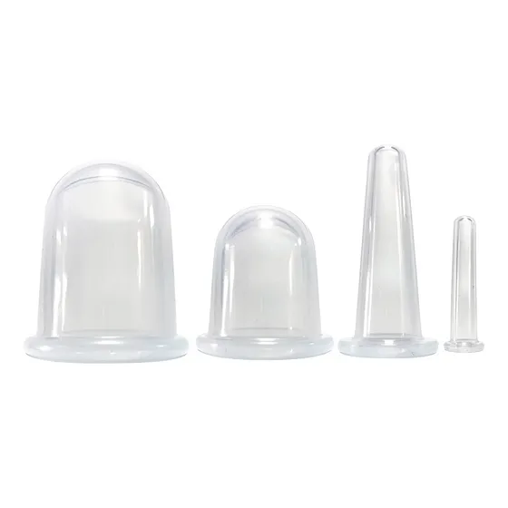 Set X4 Ventosas De Vacío Gadnic Silicona Para Rostro Cuerpo