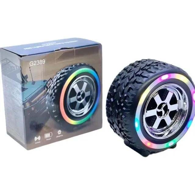 Subwoofer Multifunción Portátil Tire Rgb Con Audio Bluetooth