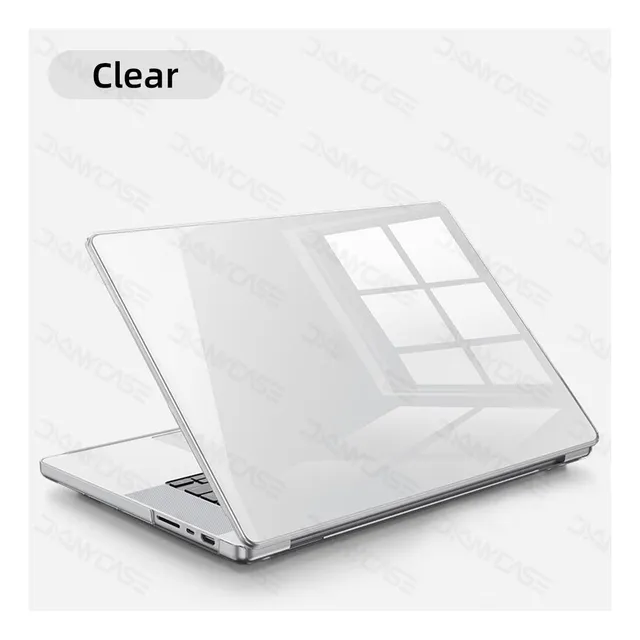 Funda Protectora De Cristal Transparente Danycase Para Macbo