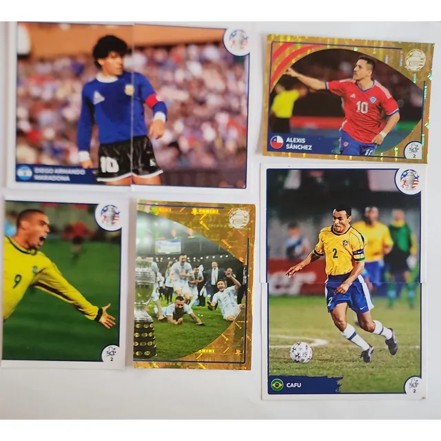 Barajitas Detalladas Copa América Estados Unidos 2024 Panini