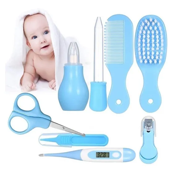 Set Cuidado Bebe Higiene Aseo Manicure Cortauña Cepillo Pein