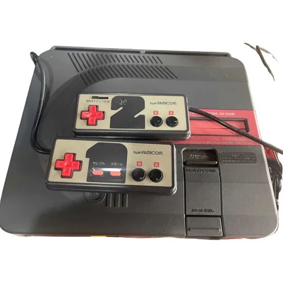 Sharp Twin Famicom An-500b Na Caixa Usado