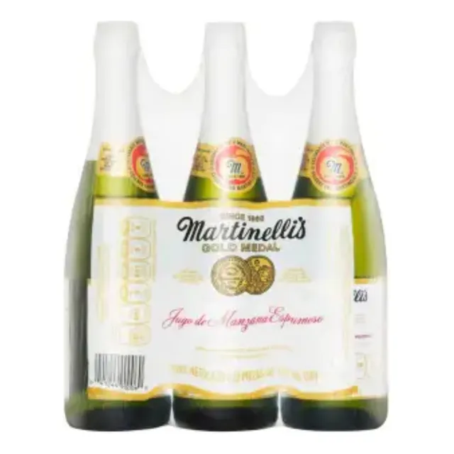 2 Pza Jugo De Manzana Martinelli's 3 Pzas De 750 Ml
