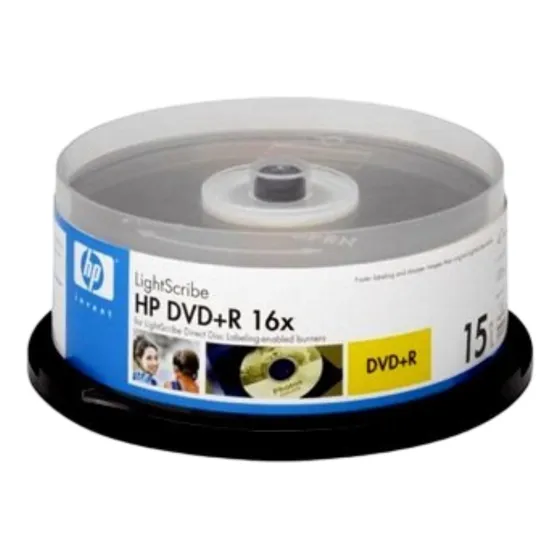 Cd Dvd Hp Dvd+r 16x Lightscribe
