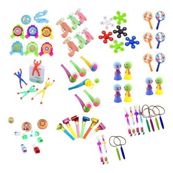 Set 60 Juguetes De Piñata Cumpleaños Fiestas Niños 60pcs Tamaño De La Piñata Grande