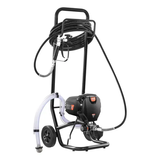 Maquina De Pintura Sin Aire Modelo 2024 Con Rueda 750w Vevor