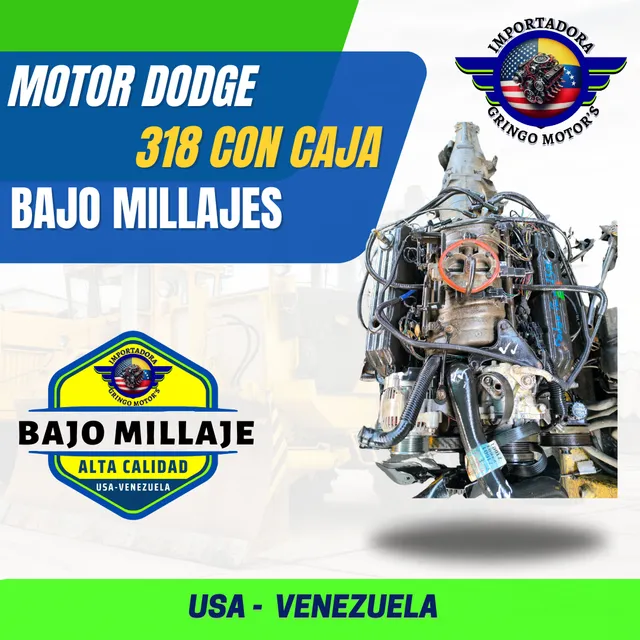 Motor Dodge 318 Con Caja