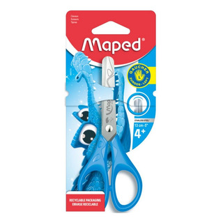 Tesoura Escolar Para Canhoto - Essentials Pulse 13 Cm - Azul Tesoura Escolar Para Canhoto - Essentials Pulse 13 Cm - Azul