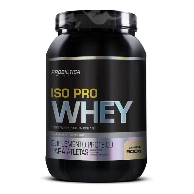Whey Isolado Iso Pro Whey Protein 900g - Probiótica Sabor Baunilha Whey Isolado Iso Pro Whey Protein 900g - Probiótica Sabor Baunilha