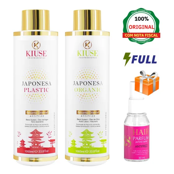 Combo Progressiva Japonesa Organic E Plastic Só Ativos Kiuse