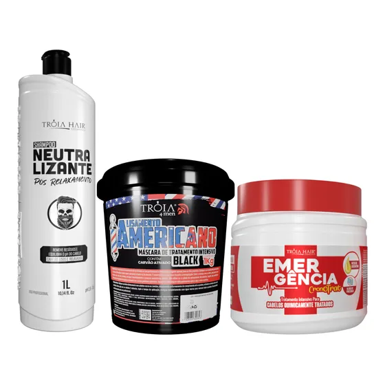 Shp Neutralizante + Alisamento + Másc. Reconstrução Tróia