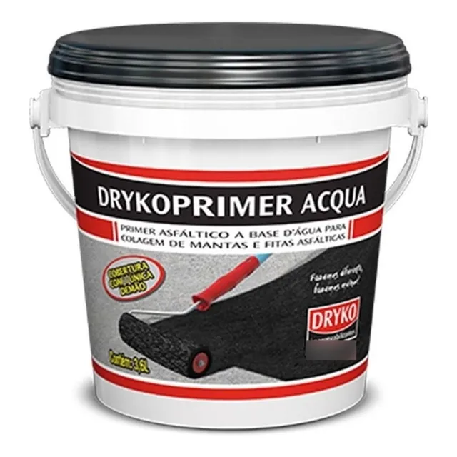 Primer Manta Liquida Asfáltico 3,6l(emulsão Asfáltica) Dryko