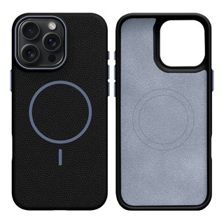 Capa Silicone Textura De Couro Magnético Para iPhone 15 Pro Capa Silicone Textura De Couro Magnético Para iPhone 15 Pro