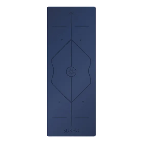 Yoga Mat Superior Pu Eco Sukha 5mm Con Sistema De Alineación