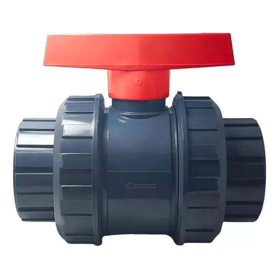 Válvula Pvc 1-1/2 Doble Tuerca Unión Bola Cementar 