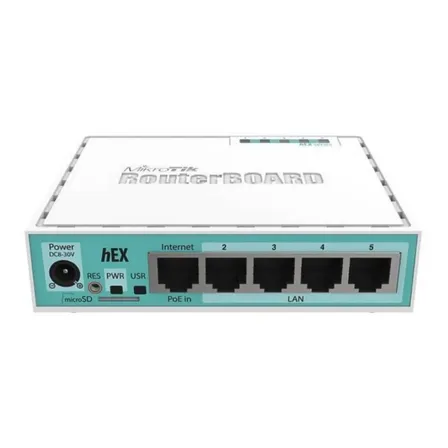 Roteador Mikrotik Hex Rb750gr3 Branco