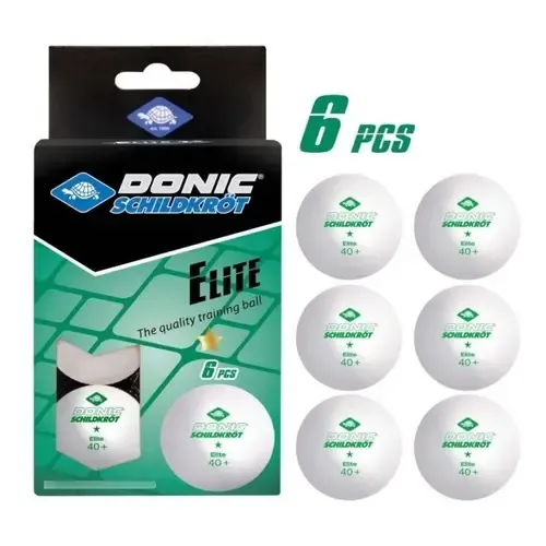 Pelotitas De Ping Pong Set X 6 Donic Elite Profesionales Hb | Cuotas sin interés
