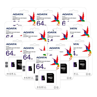 Kit 20 Tarjeta Memoria Micro 64gb Adata Ausdx64guicl10-ra1 Kit 20 Tarjeta Memoria Micro 64gb Adata Ausdx64guicl10-ra1