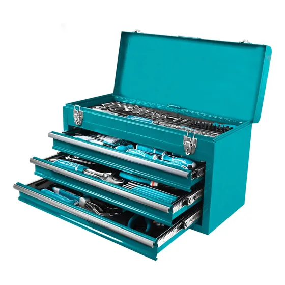 Set De Herramientas Manuales Total 132 Pcs Maletín