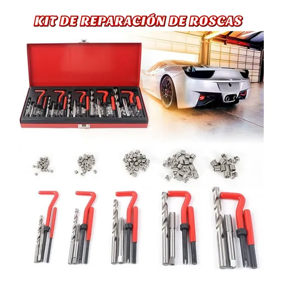 Kit De Casquillos Insertos Reparador De Roscas