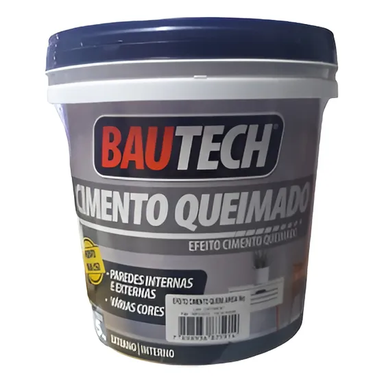Cimento Queimado Líquido Grafite Bautech 5kg Bautech