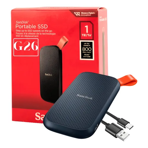 Ssd 2tb Sata 3.0 (6 Gb/s) Sandisk Plus Sdssda-2t00-g26 2,5