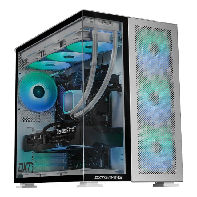 PC Gamer DXT GAMING Geforce RTX 5070 TI Intel Core I9 14900KF 64GB DDR5 SSD 2TB Sistema Liquido WIFI Silver