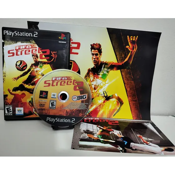 Fifa Street 2 Com Poster Para Ps2