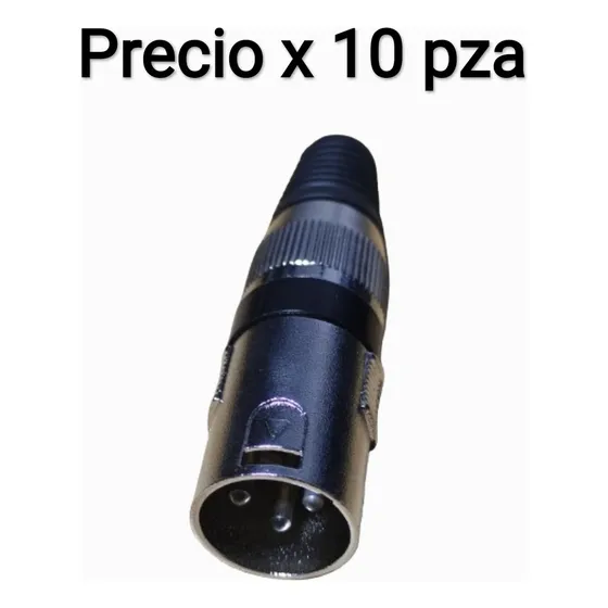 Xlr Plug Canon Macho Para Micrófono Nipón America