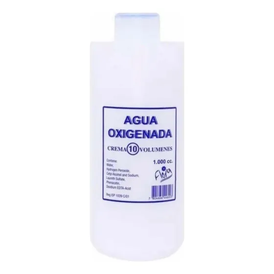 Agua Oxigenada  En Crema 1000ml Mflora