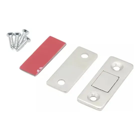Kit De 12 Cierres Magneticos Retén De Puerta Armario Alacena