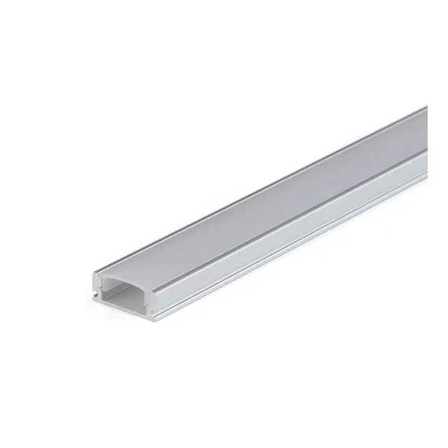 Perfil Para Tira Led 12v De Aluminio 1 Metro Largo - Unilux