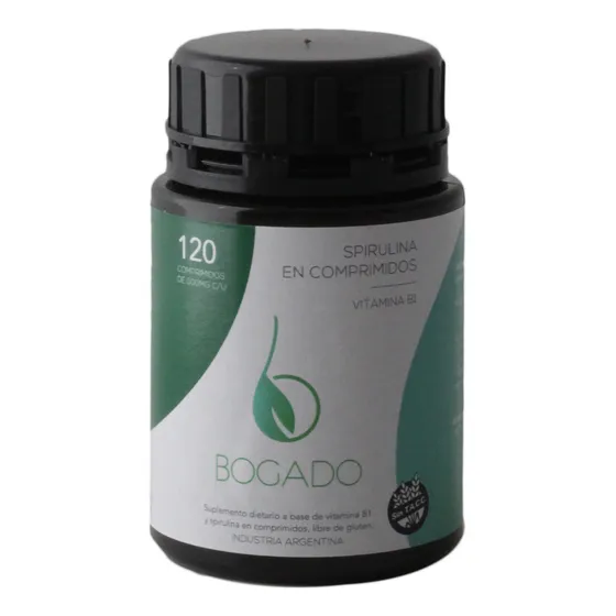 Spirulina Bogado 120 Comprimidos 500mg Hydro Farming
