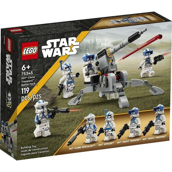 Lego Pack De Combate: Clon Troopers De La 501 Star Wars Cantidad de piezas 119
