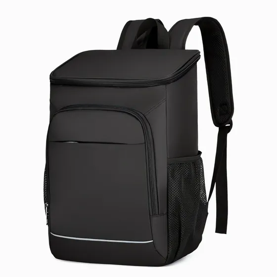 30l Mochila Hielera Térmica Bolsa E Impermeable De Portátil Color Negro