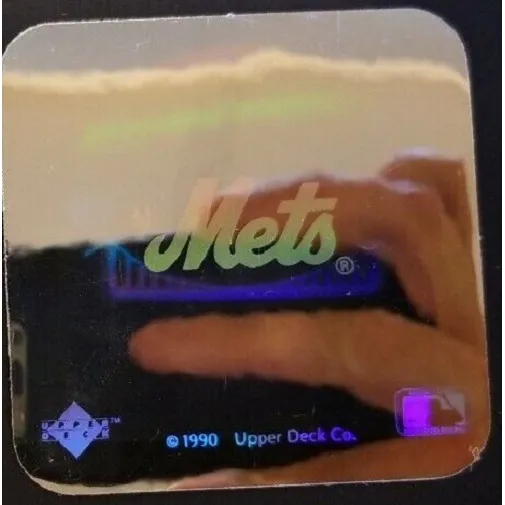 Mlb Holograma: Mets De Nueva York - Upper Deck 1990