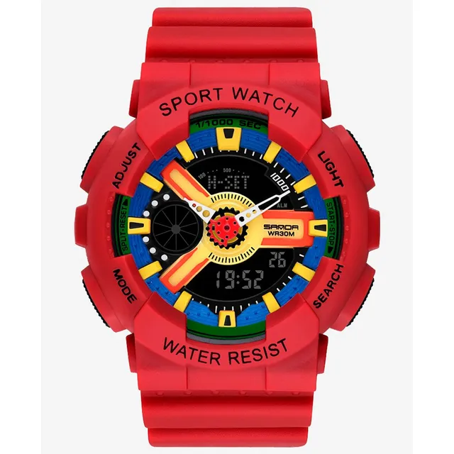 Reloj Dama Deportivos Shock Moda Skmei Sanda Alarma Acuático