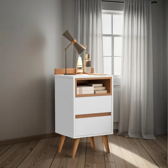 Mesa De Cabeceira Quarto Criado Pequeno Cores Cor Branco