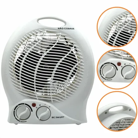 Aquecedor Ambiente Elétrico Portátil Sala Quarto 220v Oferta Branco 220v