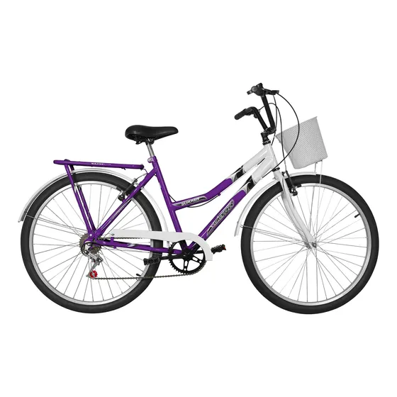 Bicicleta Aro 26 Ultra Bikes Summer Bicolor Com 6 Marchas