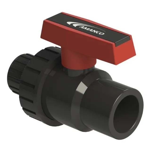 Valvula Llave Esférica Roscada Pvc Media Unión 11/4  Piletas