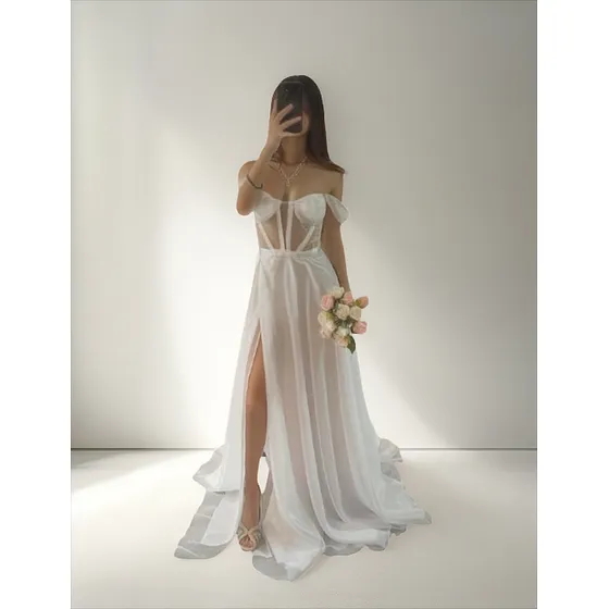 Vestido De Novia Importado Jessialtacostura Caseros