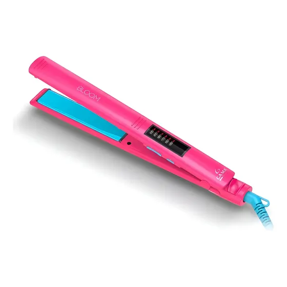 Planchita De Pelo Gama Elegance Bloom Ion Plus Led Color Rosa | Cuotas sin interés