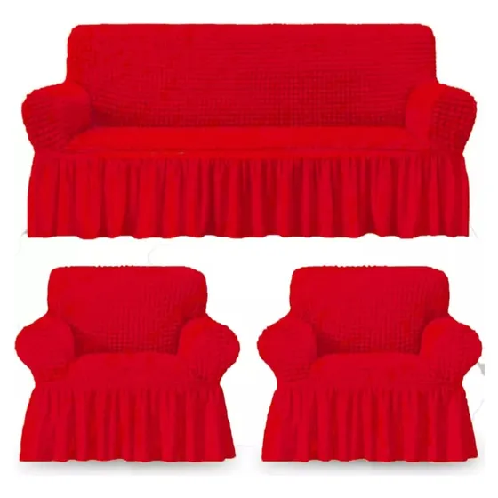 Funda Cubre Sofa Set Uno De 3 Cuerpos+ Dos De 1 Cuerpo