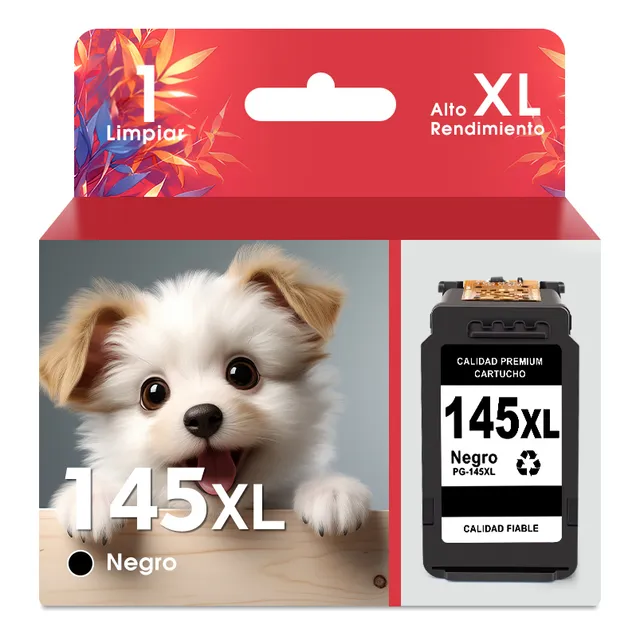 Pg145 Cartuchos De Tinta Compatibles Para Canon 145xl Negro 18 mL Fannster